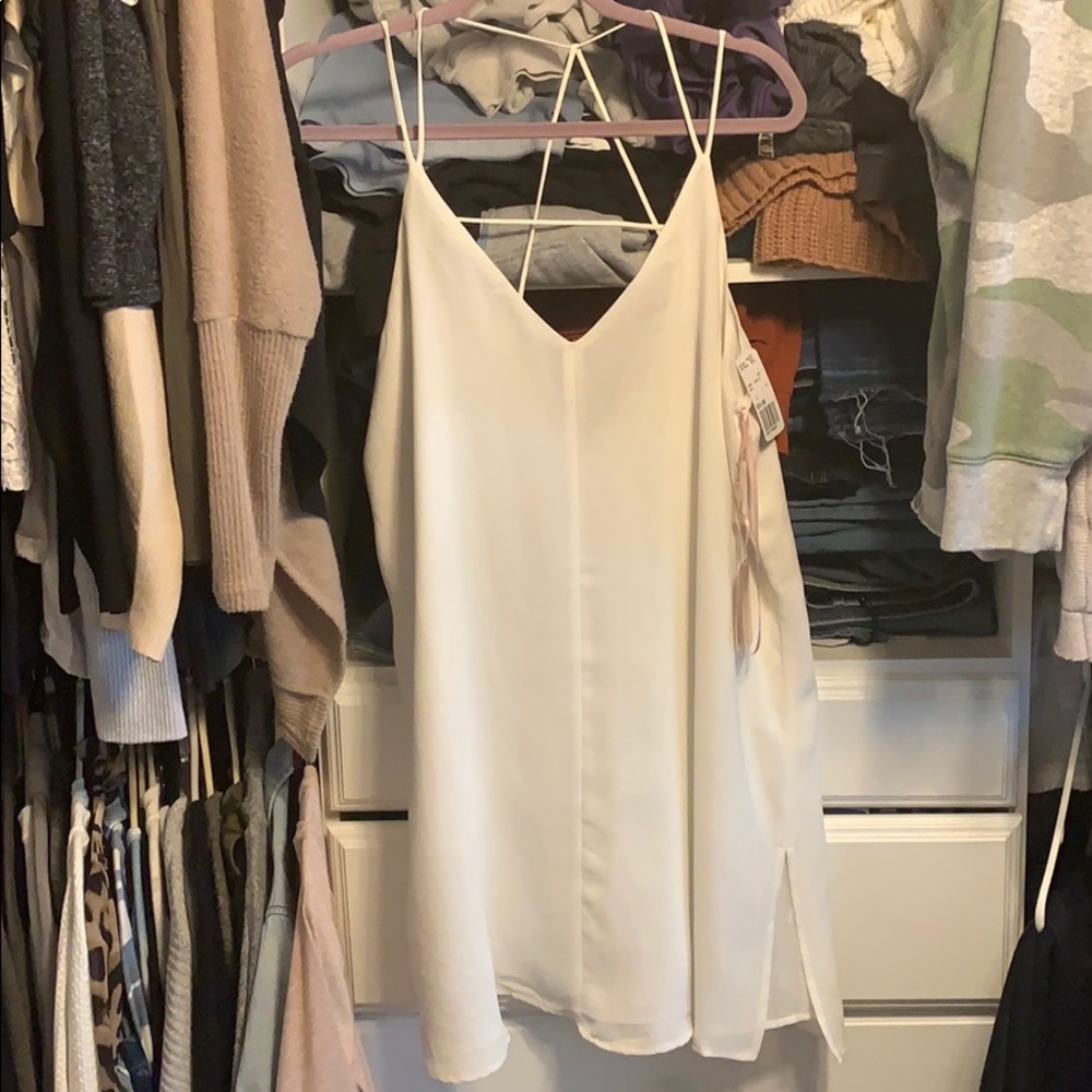NWT Forever 21 Ivory Slip dress